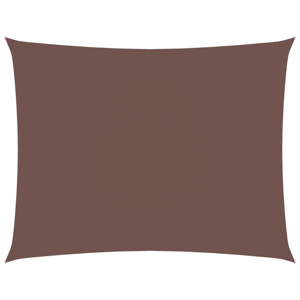 Vidaxl Sunshade Rectangular 3.5x4.5 m Oxford Fabric Brown