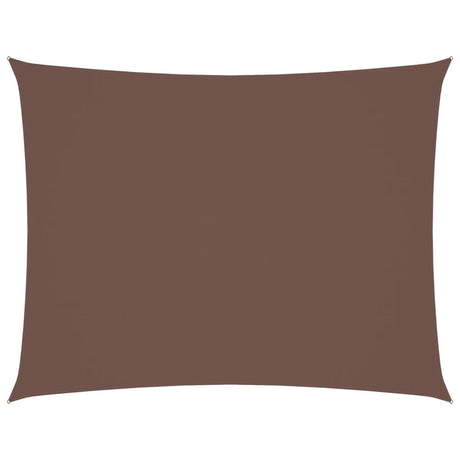 Vidaxl Sunshade rectangulaire 4x5 m Oxford tissu brun