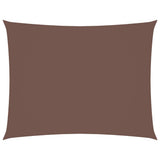 Vidaxl Sunshade rectangulaire 4x6 m Oxford tissu brun