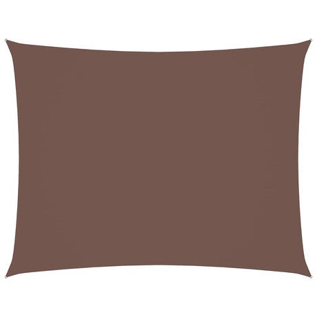 Vidaxl Sunshade rectangulaire 4x6 m Oxford tissu brun