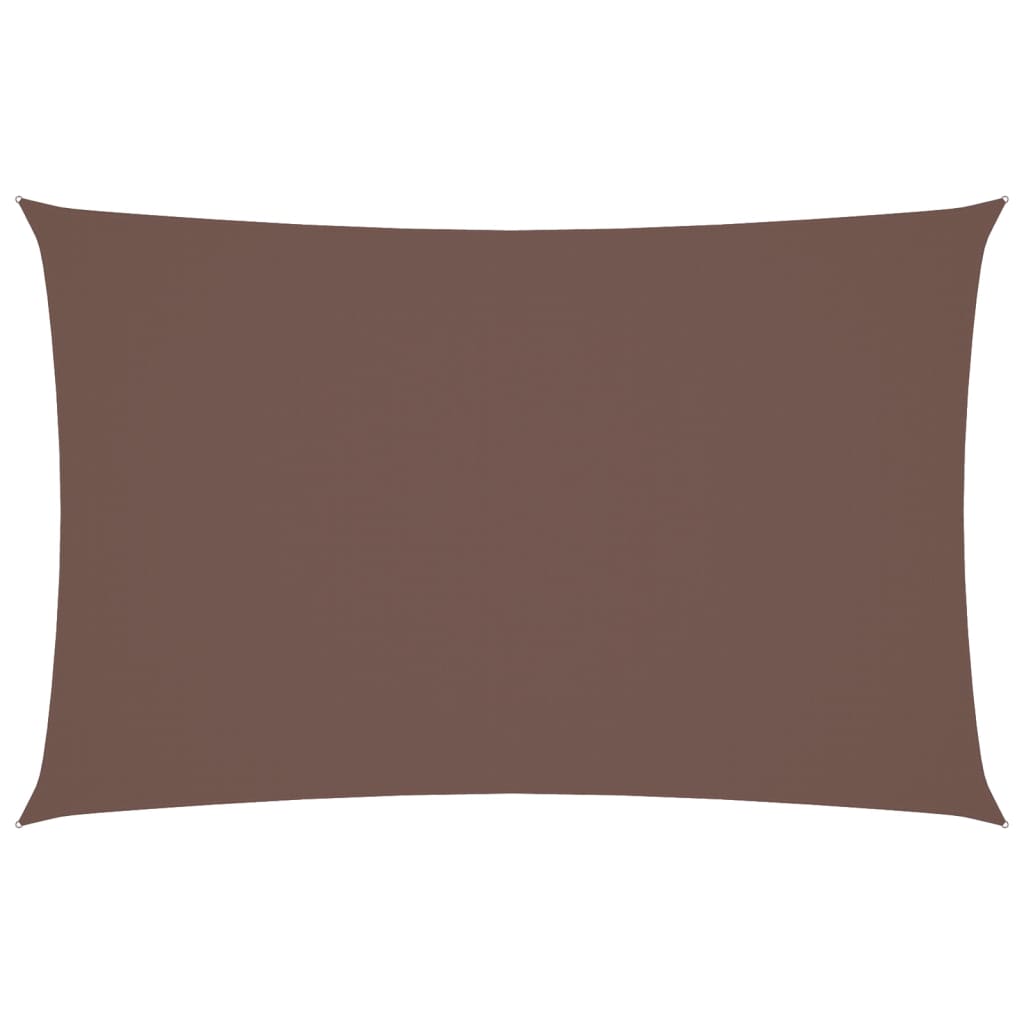 Vidaxl Sunshade rectangulaire 4x7 m Oxford tissu marron