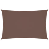 Vidaxl Sunshade rectangulaire 4x7 m Oxford tissu marron