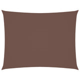 Vidaxl Sunshade rectangulaire 5x6 m Oxford tissu brun