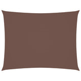 Vidaxl Sunshade Rectangular 5x6 M Oxford Fabric Brown