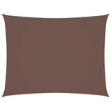 Vidaxl Sunshade rectangulaire 5x7 m Oxford tissu brun