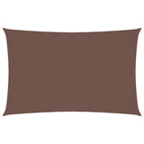 Vidaxl Sunshade rectangulaire 5x8 m Oxford tissu brun