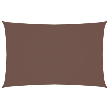 Vidaxl Sunshade rectangulaire 5x8 m Oxford tissu brun