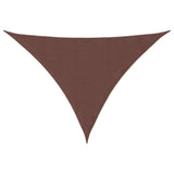 Vidaxl zonnescherm driehoekig 2,5x2,5x3,5 m oxford stof bruin