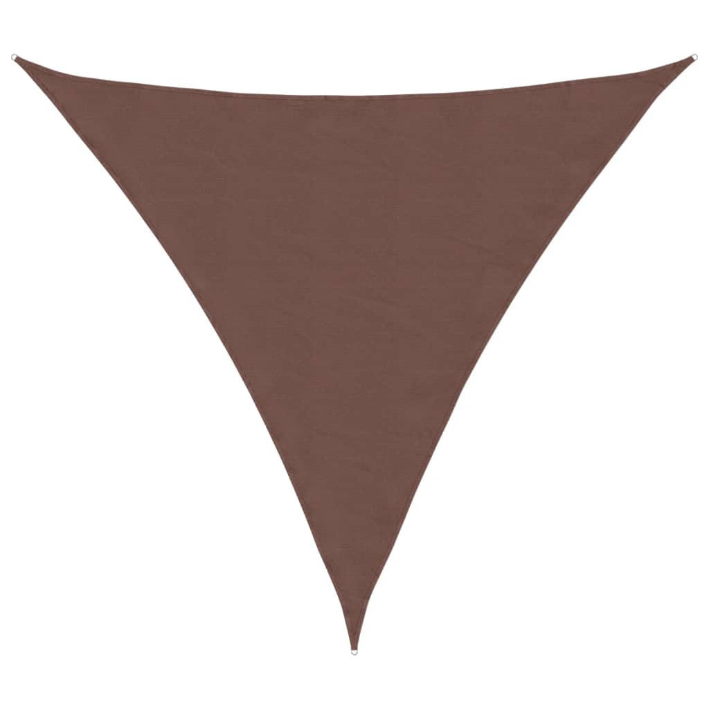 Vidaxl Sunshade triangulaire 4x4x4 m Oxford tissu marron