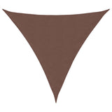 Vidaxl Sunshade triangulaire 4.5x4.5x4,5 m Oxford tissu marron