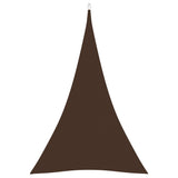 Vidaxl Toldo Triangular 4x5x5 M Oxford Fabric Brown