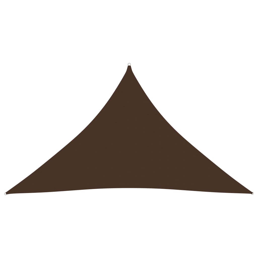 Vidaxl Sunshade Triangular 5x5x6 M Oxford Fabric Brown