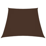 Vidaxl Zonnezeil Trapezium 2 4x3 M Oxford Tissu marron