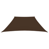 Vidaxl Zonnezeil Trapezium 2 4x3 M Oxford Tissu marron