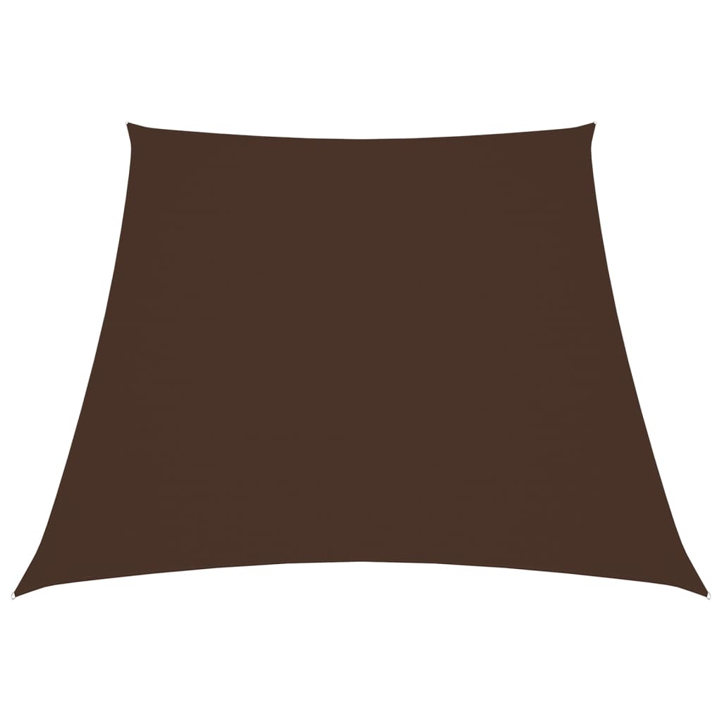 Trapecio Vidaxl Sunshade 3 4x3 M Oxford Fabric Brown