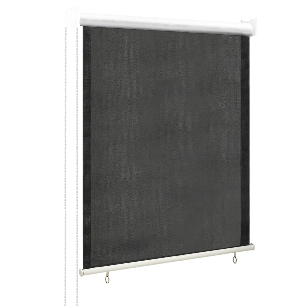 VIDAXL Roller Blind für äußere 60x140 cm Anthrazit -ausgelöst