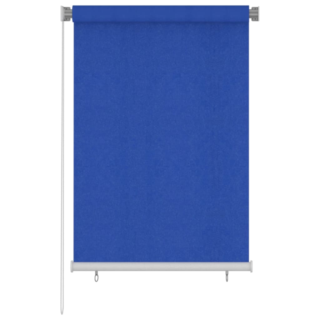 Vidaxl Rouleau aveugle pour l'extérieur de 100x140 cm bleu HDPE