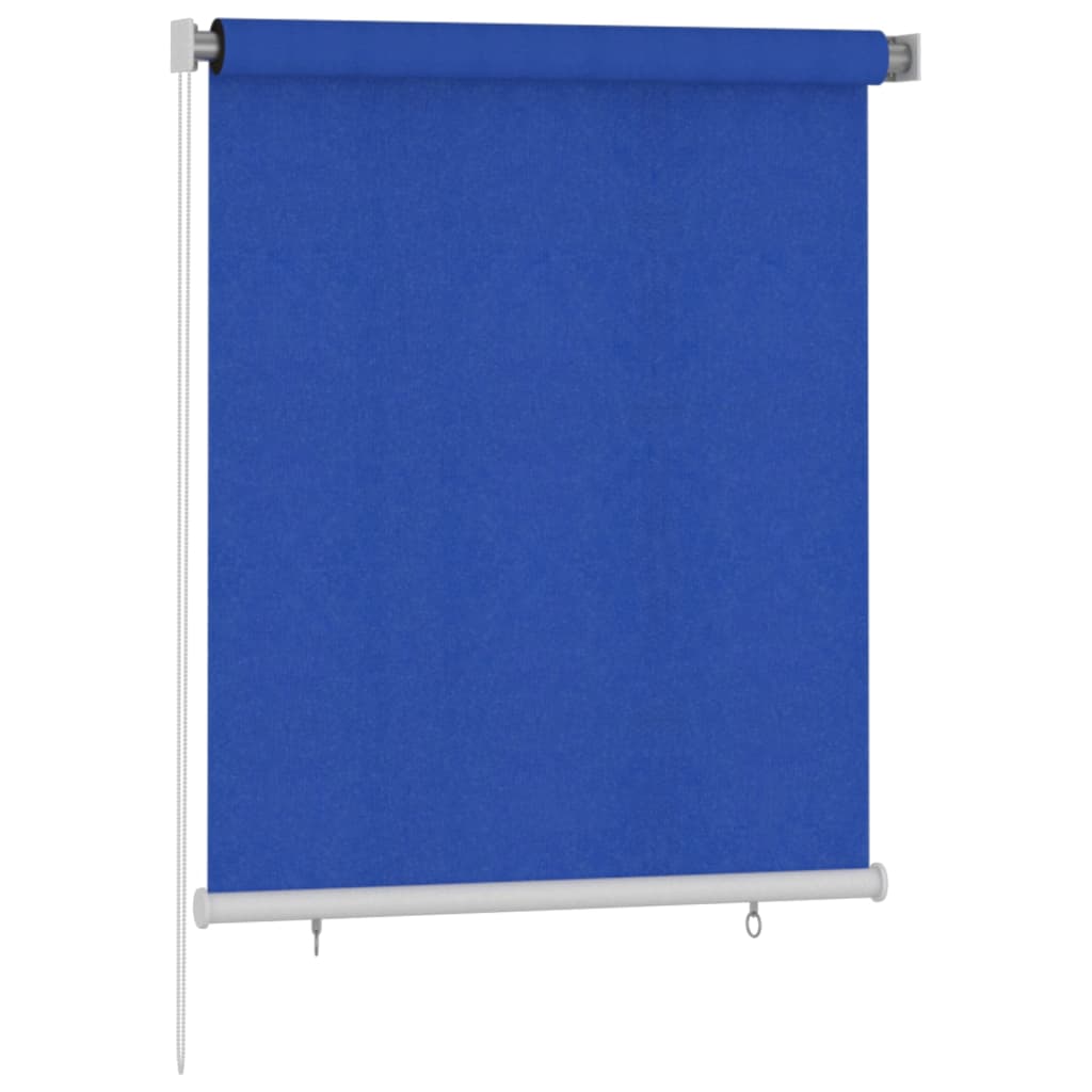 Vidaxl Rouleau aveugle pour l'extérieur de 120x140 cm bleu HDPE