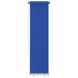 Bidaxl Roller Blind för utanför 60x230 cm HDPE Blue