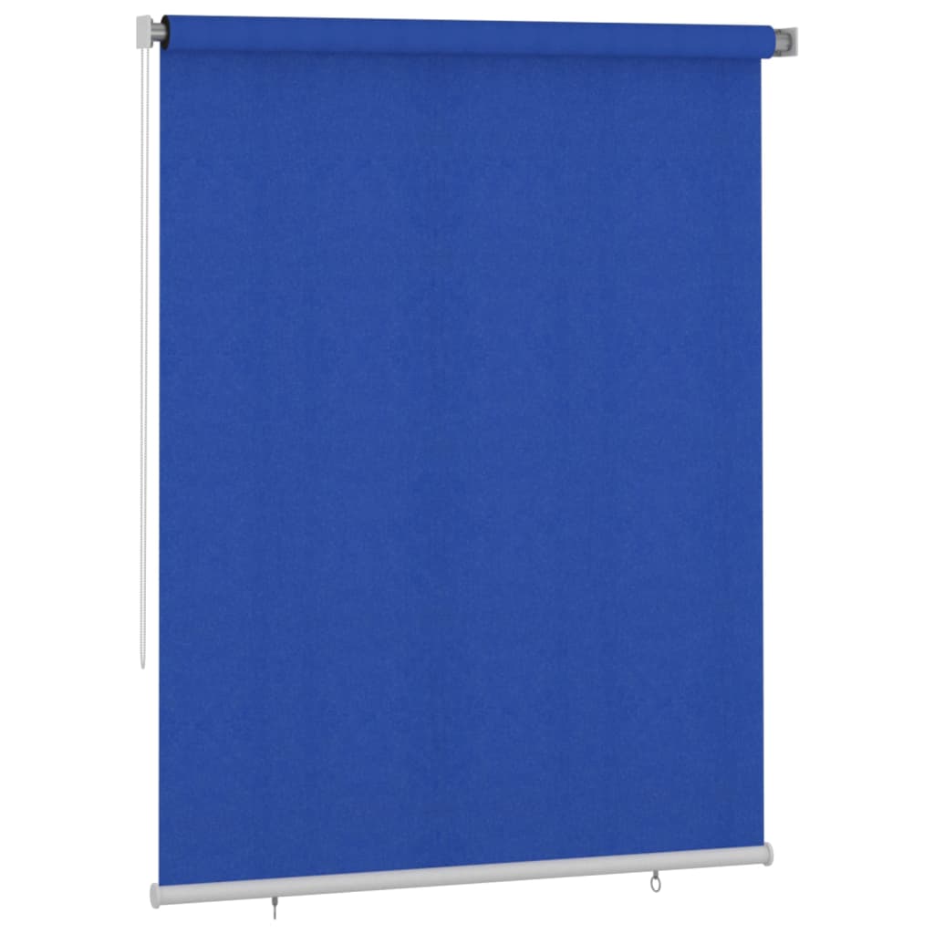 Vidaxl Rouleau aveugle pour l'extérieur de 180x230 cm bleu HDPE