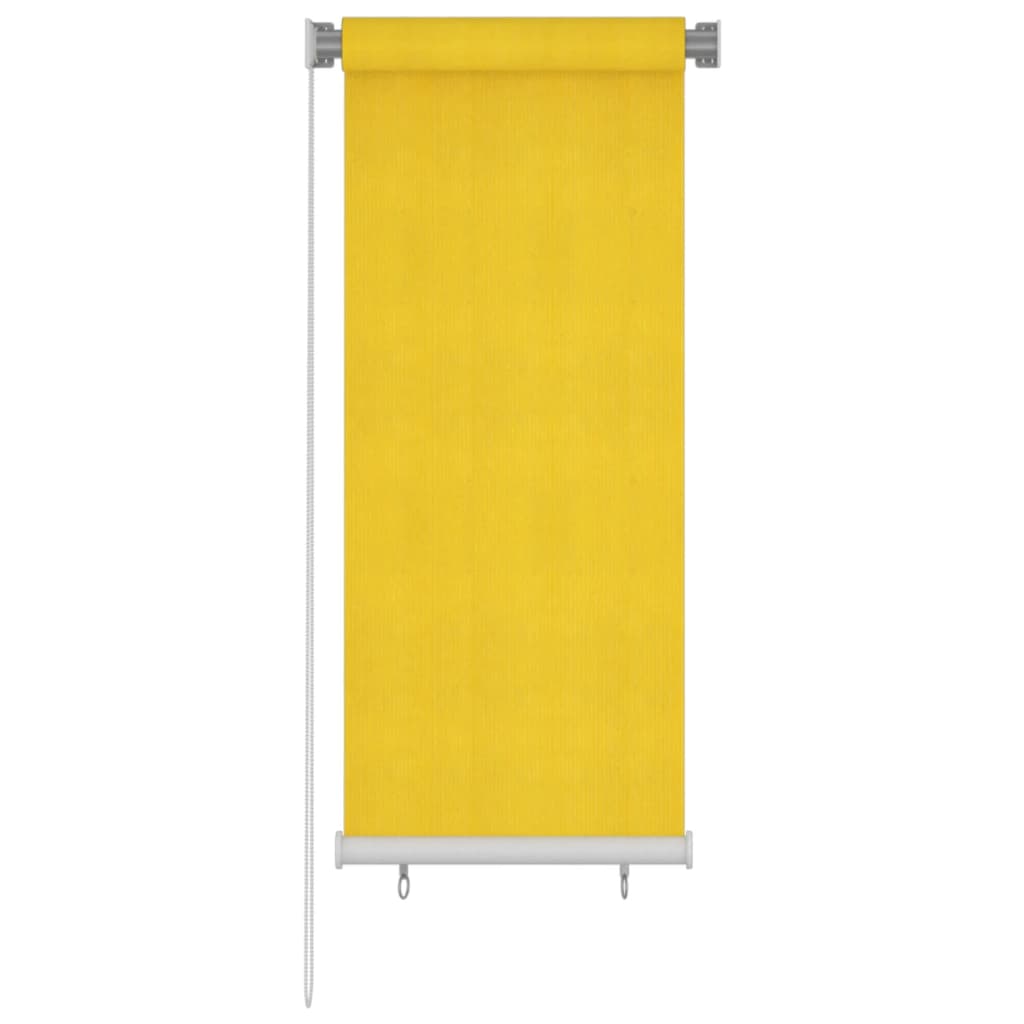 Vidaxl Roller blind for outside 60x140 cm HDPE yellow