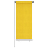 Vidaxl Roller blind for outside 60x140 cm HDPE yellow