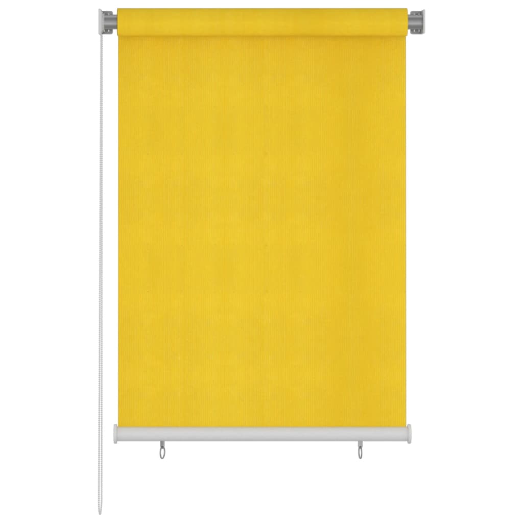 Vidaxl rullblind för utanför 100x140 cm HDPE Yellow