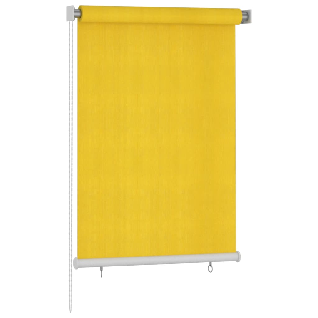 Vidaxl Roller Blind til eksterne 100x140 cm HDPE gul