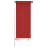 Vidaxl Rouleau aveugle pour l'extérieur de 60x140 cm rouge HDPE