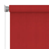 Vidaxl Rouleau aveugle pour l'extérieur de 60x140 cm rouge HDPE