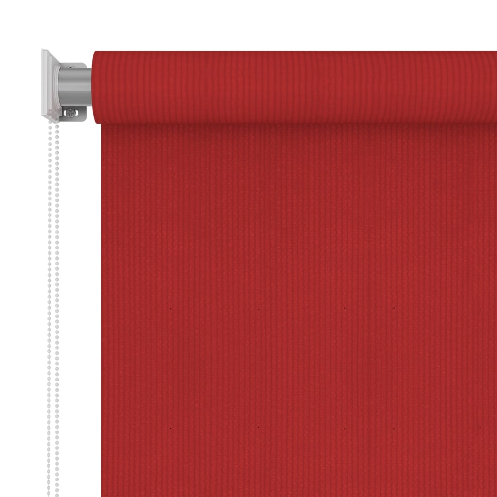 Vidaxl Roller Blind per 160x230 cm Red HDPE