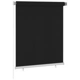 Vidaxl Roller Blind na zewnątrz 120x140 cm czarny