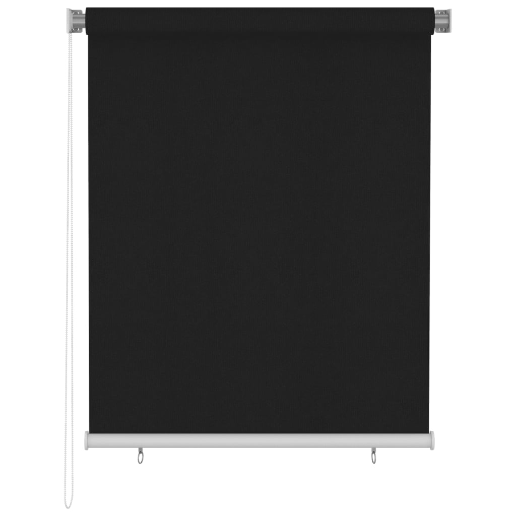 Vidaxl Rouleau aveugle pour l'extérieur de 120x140 cm noir