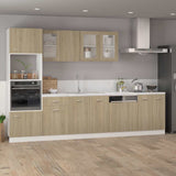 Vidaxl onderkast lyon 60x46x81,5 cm bewerkt hout sonoma eikenkleurig