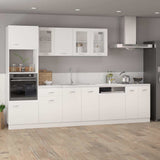 Vidaxl onderkast met lade lyon 50x46x81,5 cm bewerkt hout wit