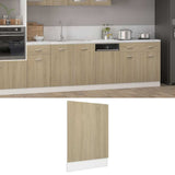 Vidaxl vaatwasserpaneel 45x3x67 cm bewerkt hout sonoma eikenkleurig