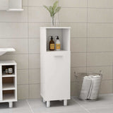 Vidaxl badkamerkast 30x30x95 cm spaanplaat hoogglans wit
