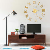 Vidaxl 3d mur mur moderne xxl 100 cm or couleur or