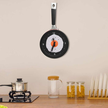 Vidaxx horloge murale œuf dans la poêle 18,8 cm