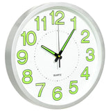 Horloge murale vidaxl lumineuse 30 cm blanc