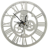 VidaXL horloge murale 30 cm acrylique couleur argent