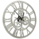 VidaXL horloge murale 30 cm acrylique couleur argent