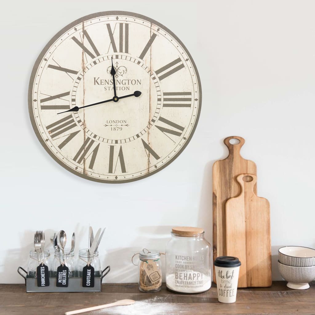 Vidaxl Wall Clock Vintage Style 60 cm Londra