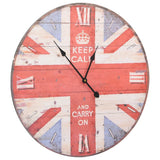 Vidaxl Mur Horloge Vintage Style 60 cm UK