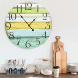 Vidaxl Mur Horloge 60 cm MDF multicolore