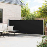 Écran de jardin vidaxl extensible 140x600 cm noir