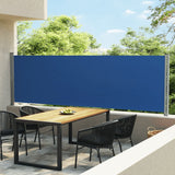 VidaXL Garden screen Extendable 140x600 cm blue