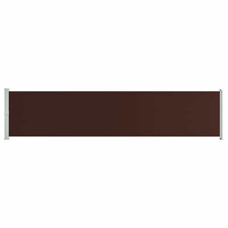 Écran de jardin vidaxl extensible 140x600 cm brun