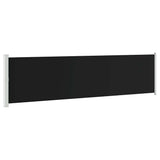 Écran de jardin vidaxl extensible 600x160 cm noir
