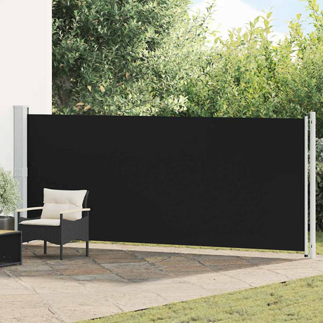Écran de jardin vidaxl extensible 600x160 cm noir